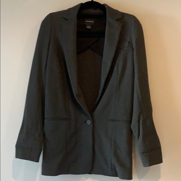 CLUB MONACO Dark Gray Ponte Blazer Size 4 - Picture 5 of 7